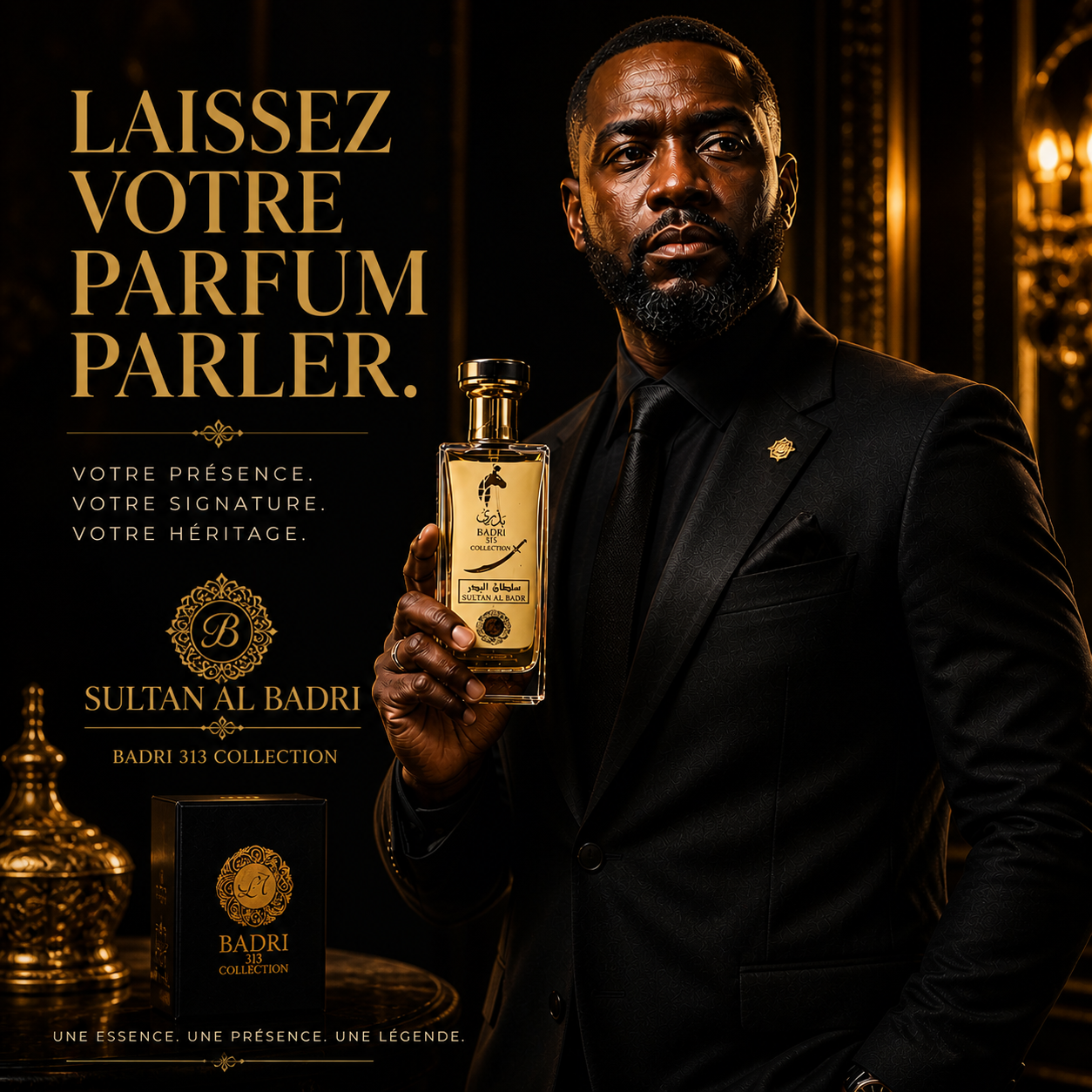 𝗕𝗔𝗗𝗥𝗜 𝟯𝟭𝟯 𝗖𝗢𝗟𝗟𝗘𝗖𝗧𝗜𝗢𝗡 (𝗦𝘂𝗹𝘁𝗮𝗻 𝗔𝗹 𝗕𝗮𝗱𝗿) : Le parfum spirituel qui vous é𝗹è𝘃𝗲, 𝗽𝗿𝗼𝘁è𝗴𝗲 𝗰𝗼𝗻𝘁𝗿𝗲 𝗹𝗲𝘀 𝗺𝗮𝘂𝘃𝗮𝗶𝘀 𝗲𝘀𝗽𝗿𝗶𝘁𝘀 et 𝗮𝘁𝘁𝗶𝗿𝗲 𝗹𝗲 𝗯𝗶𝗲𝗻