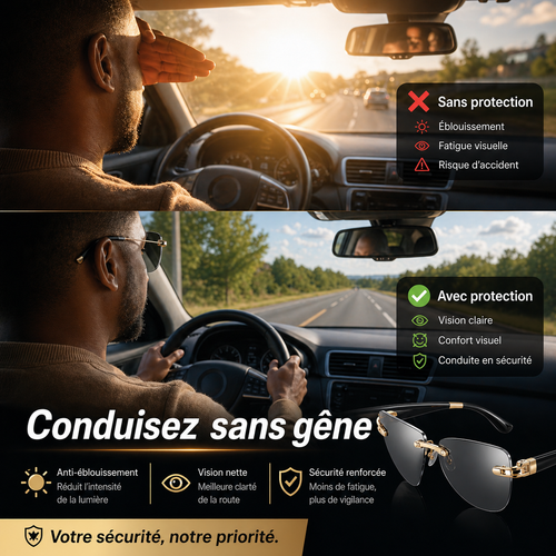 𝗟𝘂𝗻𝗲𝘁𝘁𝗲𝘀 𝗣𝗵𝗼𝘁𝗼𝗰𝗵𝗿𝗼𝗺𝗶𝗾𝘂𝗲𝘀 𝘂𝗹𝘁𝗿𝗮 𝗺𝗼𝗱𝗲𝗿𝗻𝗲  :  Une vision claire jour et nuit | protection contre les écrans, le soleil et style premium